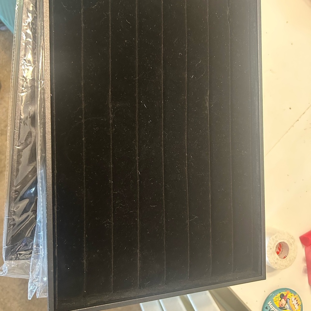 Black Jewelry Display Tray